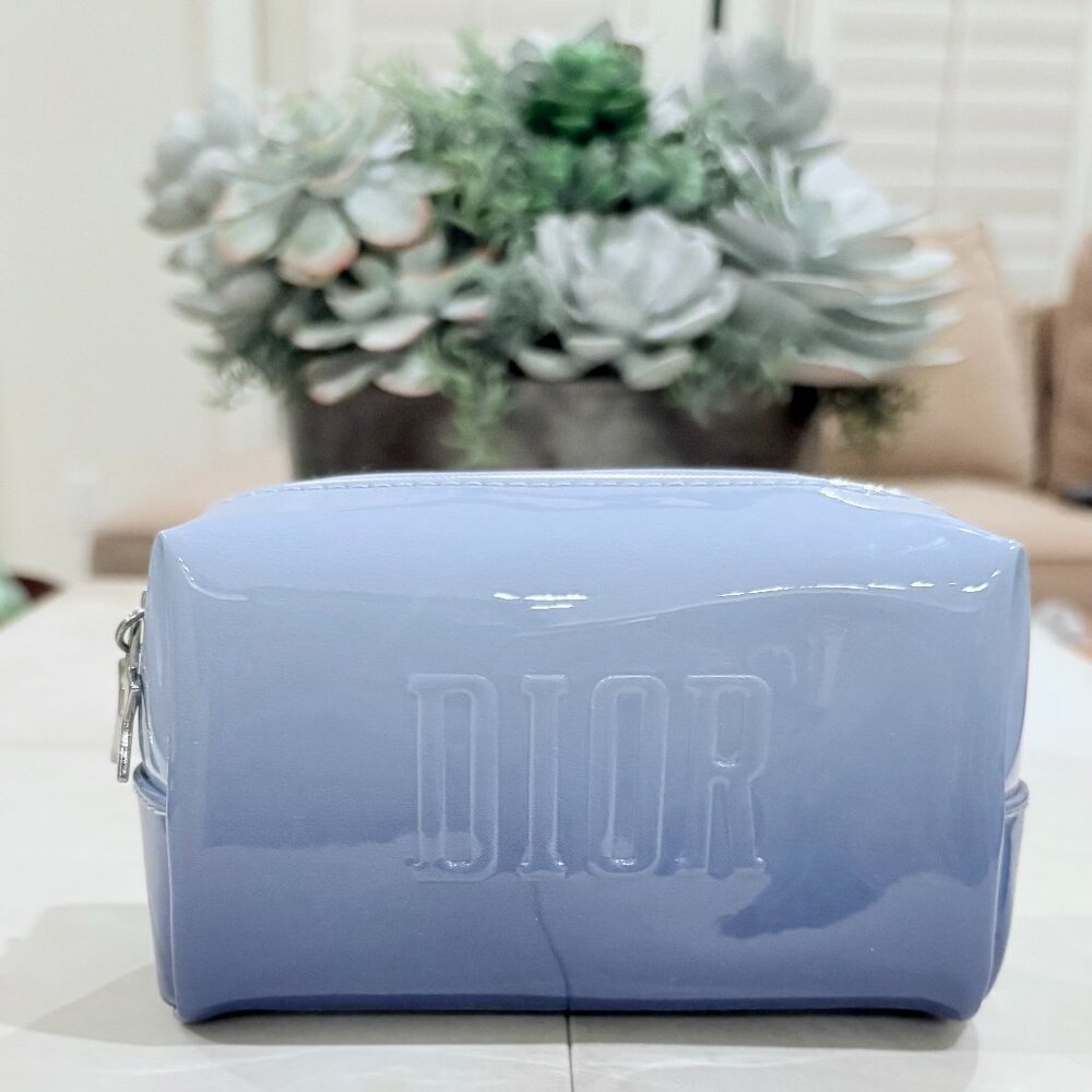 Dior ombre pouch - rare! (gwp) silver star zipper
